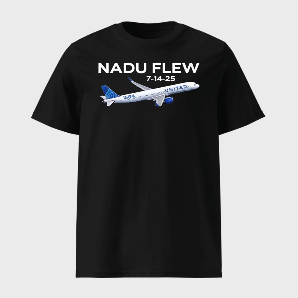 United Flight 1584 Nadu Flew 7 14 25 Shirt 1 United Flight 1584 Nadu Flew 7 14 25 Shirt