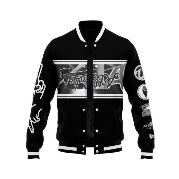 Usher Peace Up A-Town Down Black White Jacket 2025