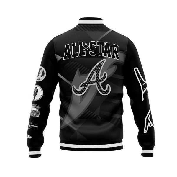 Usher Peace Up A-Town Down Black White Jacket 2025