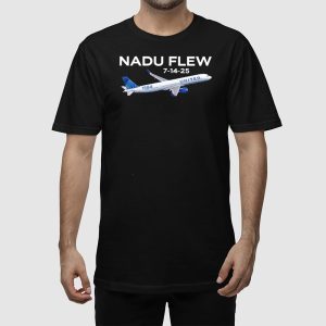 United Flight 1584 Nadu Flew 7 14 25 Shirt 2