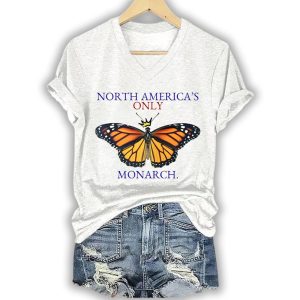 North Americas Only Orange Monarch Shirt2