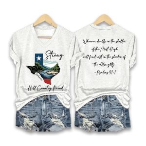 Texas Strong Hill Country Proud Psalms Shirt