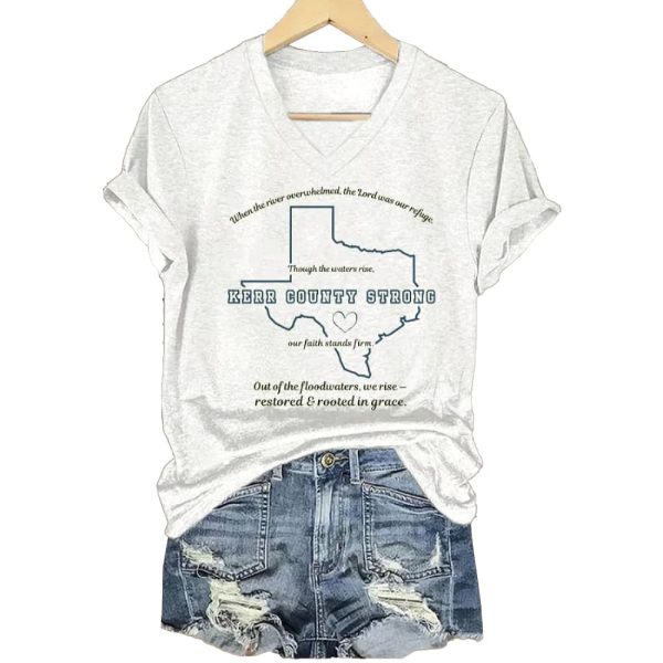 Women’s Kerr County Strong V-neck T-shirt