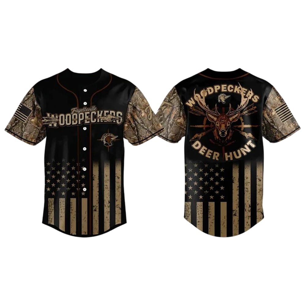 Woodpeckers x Hunting Baseball Jersey 2025 Woodpeckers x Hunting Baseball Jersey 2025