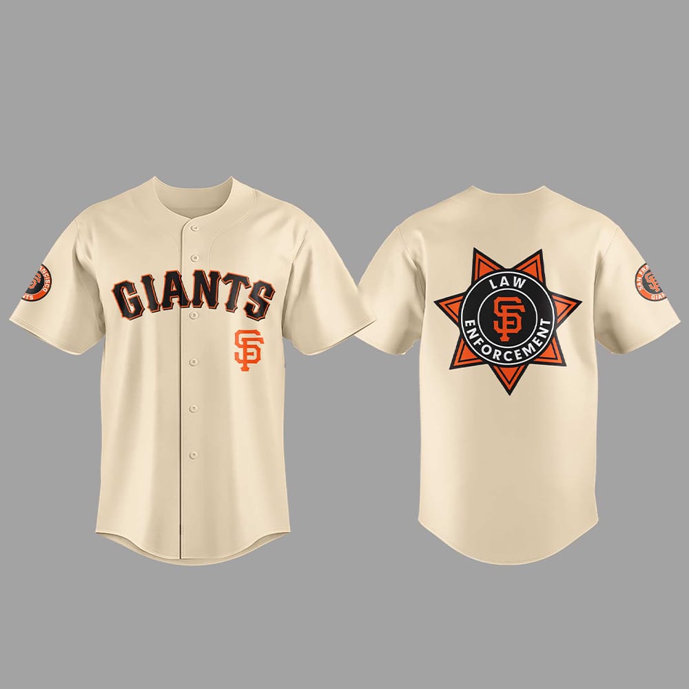 Giants Law Enforcement Appreciation Day Jersey 2025 Giants Law Enforcement Appreciation Day Jersey 2025