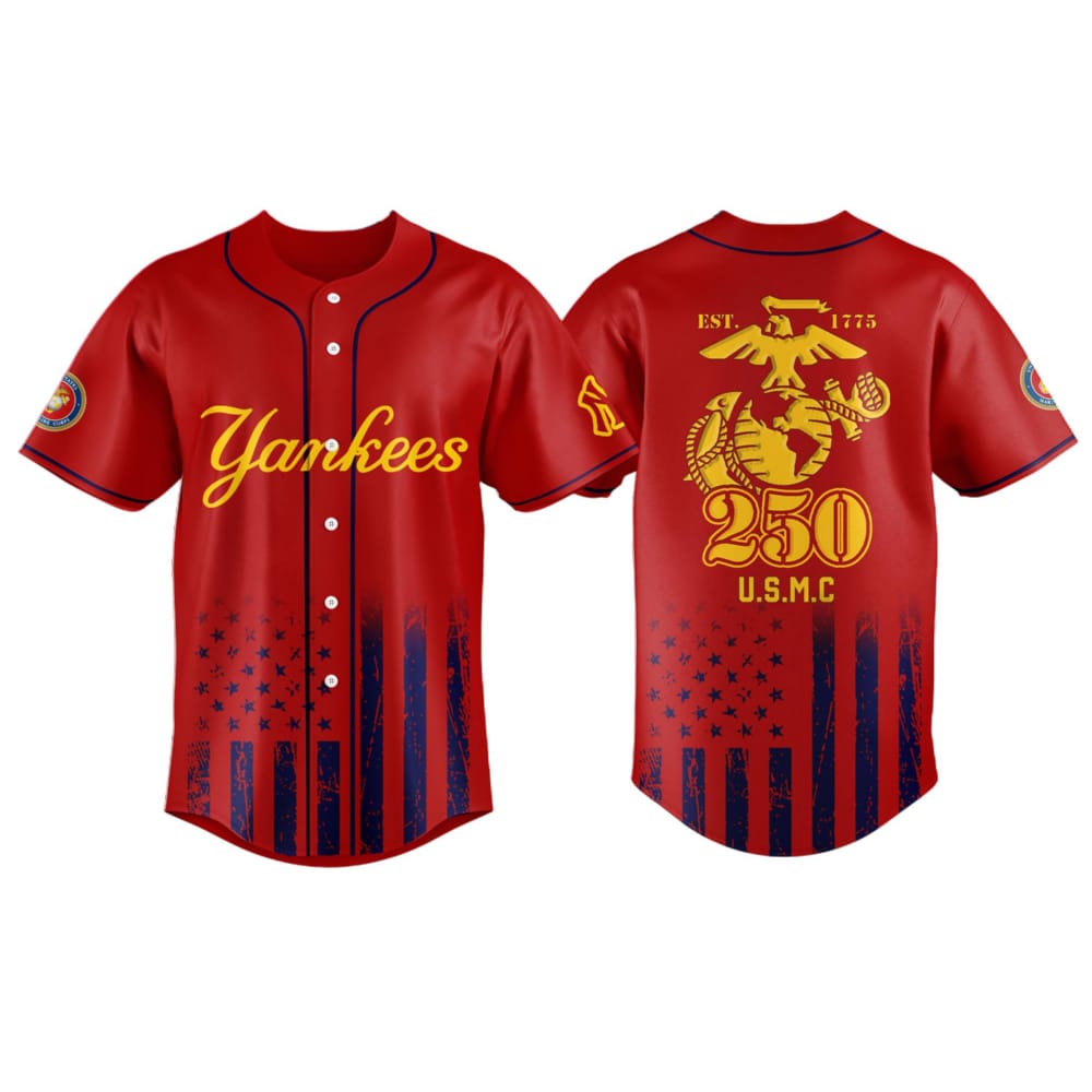 Yankees 250th US Marine Corps Birthday Jersey 2025 Yankees 250th US Marine Corps Birthday Jersey 2025