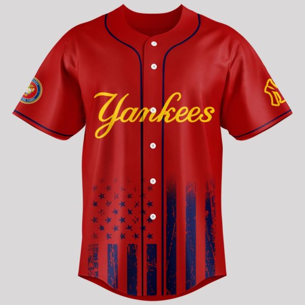 Yankees 250th US Marine Corps Birthday Jersey 2025