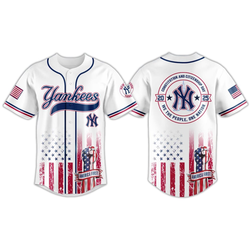 Yankees Happy Constitution and Citizenship Day Jersey 2025 Yankees Happy Constitution and Citizenship Day Jersey 2025