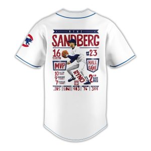 RIP Ryne Sandberg True Cubs Legend 1959 2025 Baseball Jersey2