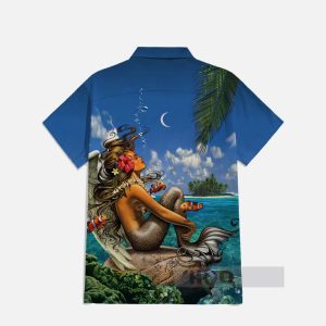 Hawaiian Mermaid Angel Hawaiian Shirt1