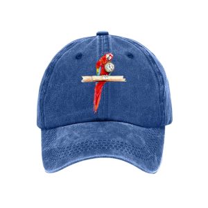 Retro 5 OClock Print Baseball Cap1