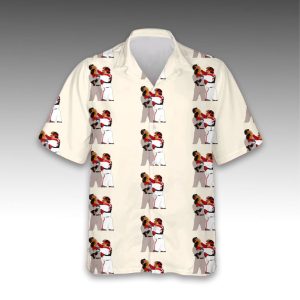 Jason Varitek Alex Rodriguez Brawl Hawaiian Shirt