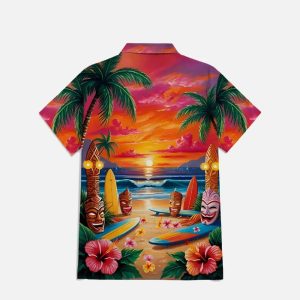 Tiki Surfboards Hawaiian Shirt1