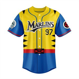 Marlins Wolverine Marvel Day Jersey 20252