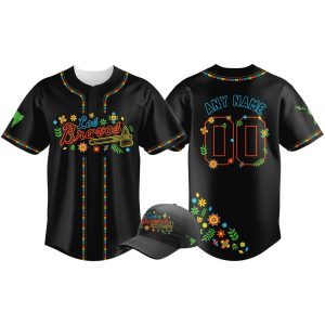 Braves Los Bravos Night Baseball Jersey 2025