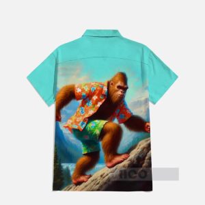Giant Ape Climbing Hawaiian Shirt1