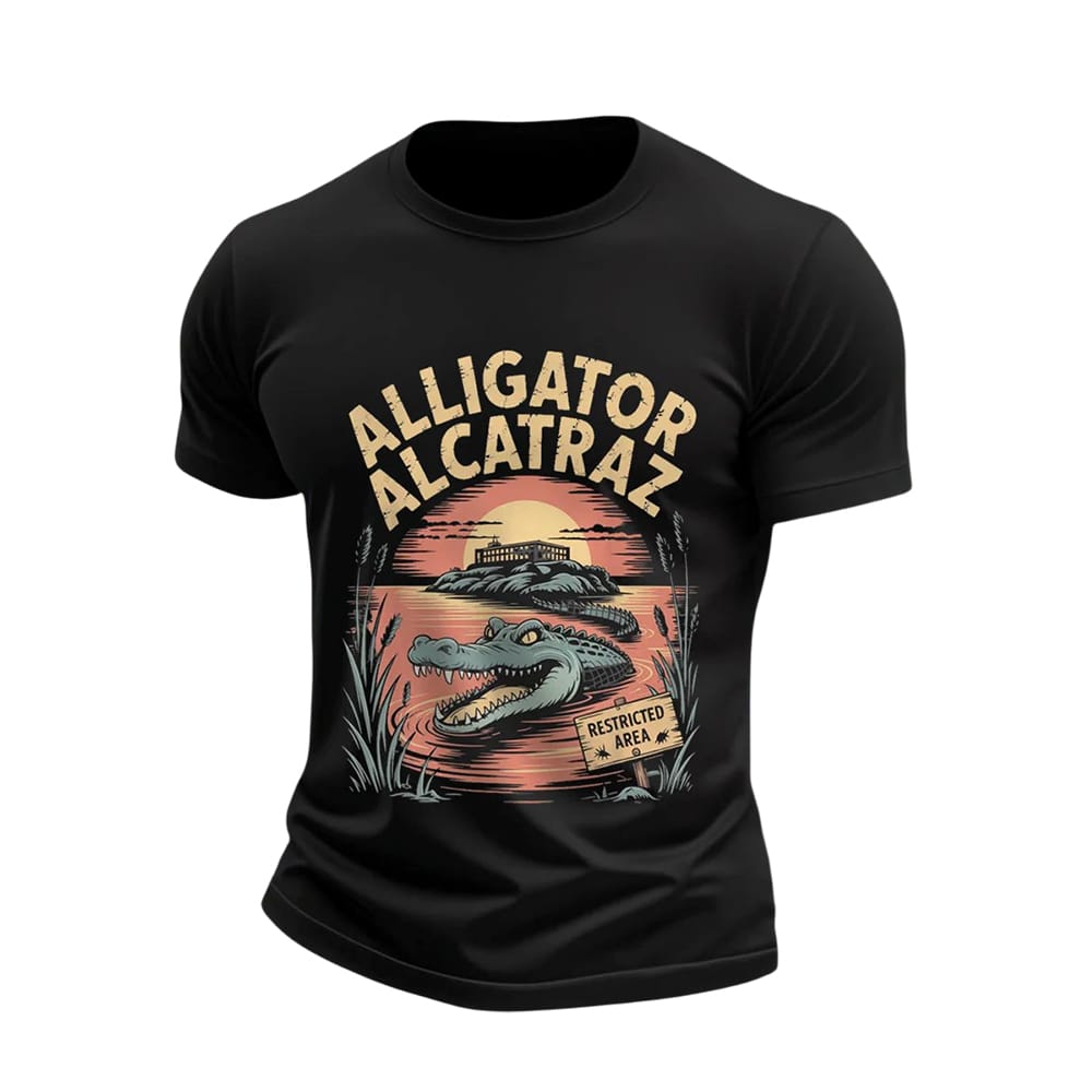 Alligator Alcatraz Restricted Area Shirt Alligator Alcatraz Restricted Area Shirt