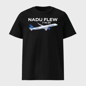 United Flight 1584 Nadu Flew 7 14 25 Shirt 1