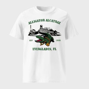 Alligator Alcatraz Everglades Florida Est 2025 Shirt 1