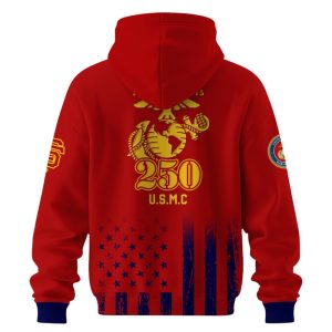 2025 Giants 250th Marine Corps Birthday Hoodie2