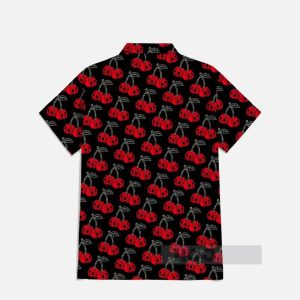 Skull Cherries Hawaiian Shirt1