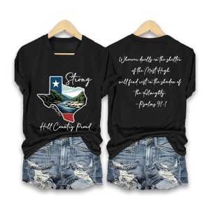 Texas Strong Hill Country Proud Psalms Shirt