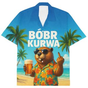 Bobr Kurwa Summer Hawaiian Shirt