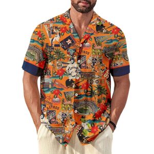 Astros Legends Play Under the Sunset Skies Hawaiian Shirt1