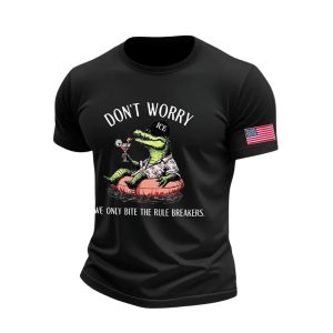 Alligator Alcatraz Dont Worry We Only Bite The Rule Breakers Shirt3