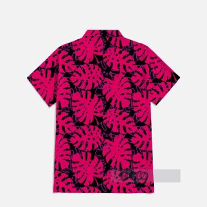 Tropical Leaves Hawaiian Shirt1