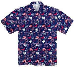 Erie SeaWolves Patriotic Button Up Hawaiian Shirt 2025 Giveaway 2
