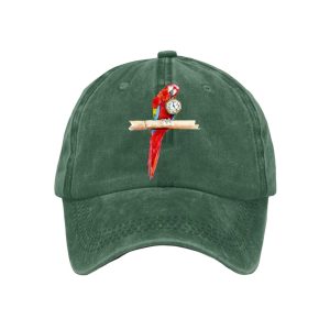 Retro 5 OClock Print Baseball Cap2