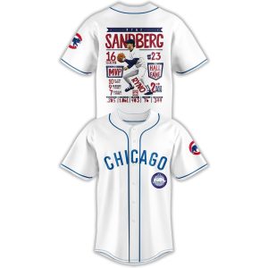 RIP Ryne Sandberg True Cubs Legend 1959 2025 Baseball Jersey