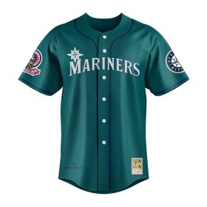 Morgan Wallen Mariners 1995 Ken Griffey JR Signature Jersey1