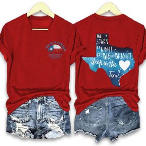 Texas Strong The Stars At Night Are Big And Bright Deep In The Heart Of Texas Shirt4
