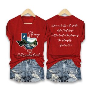 Texas Strong Hill Country Proud Psalms Shirt
