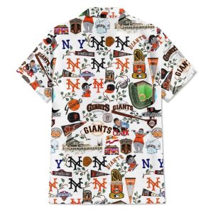 Giants Homeruns Hibiscus and Golden Memories Hawaiian Shirt2