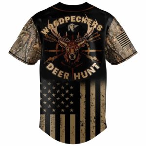 Woodpeckers x Hunting Baseball Jersey 20252