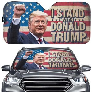 I Stand With Donald Trump Sunshade1