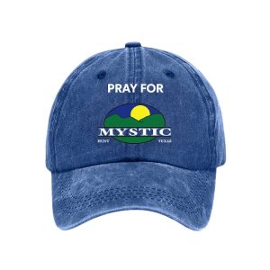 Retro Texas Strong Pray For Mystic Hunt Texas Print Baseball Cap2