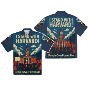 I Stand With Harvard Hawaiian Shirt