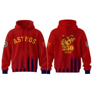 2025 Astros 250th Marine Corps Birthday Hoodie