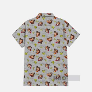 Bananas And Gorillas Pattern Hawaiian Shirt1