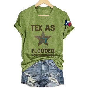 Texas Flooded Not Drowned Texas Strong Shirt3