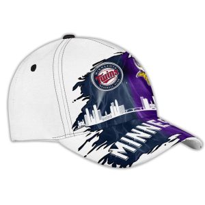 Twins x Vikings Skyline Classic Cap2
