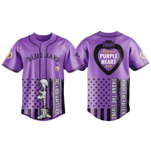 2025 Blue Jays Purple Heart Day Jersey