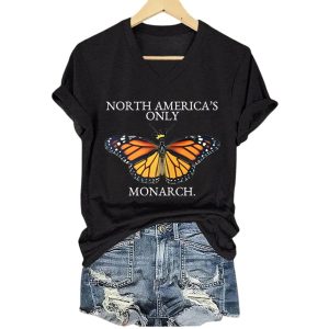 North Americas Only Orange Monarch Shirt1