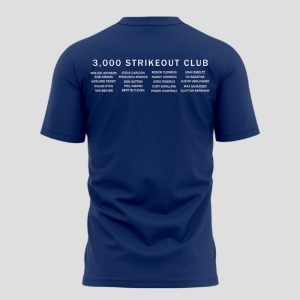 Dodgers Clayton Kershaws 3000th Strikeout 2025 Shirt2