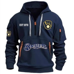 Personalized Brewers Est 1970 Hoodie Half Zipper 2 Personalized Brewers Est 1970 Hoodie Half Zipper2