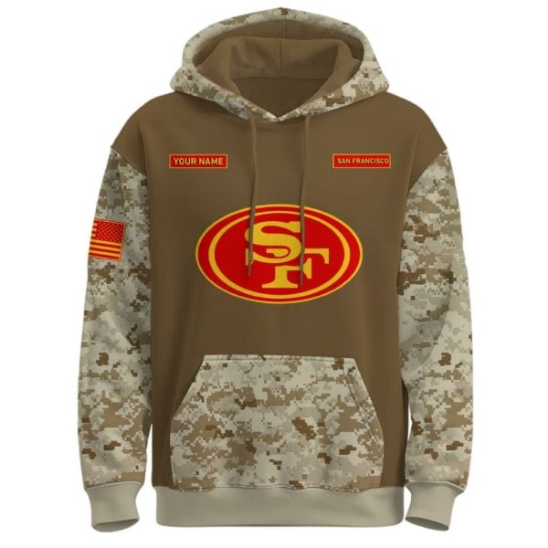 2025 49ers US Marine Corps 250th Year Anniversary Hoodie